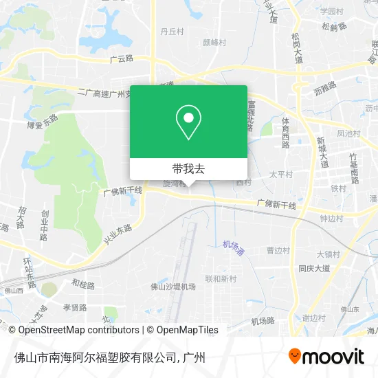 佛山市南海阿尔福塑胶有限公司地图