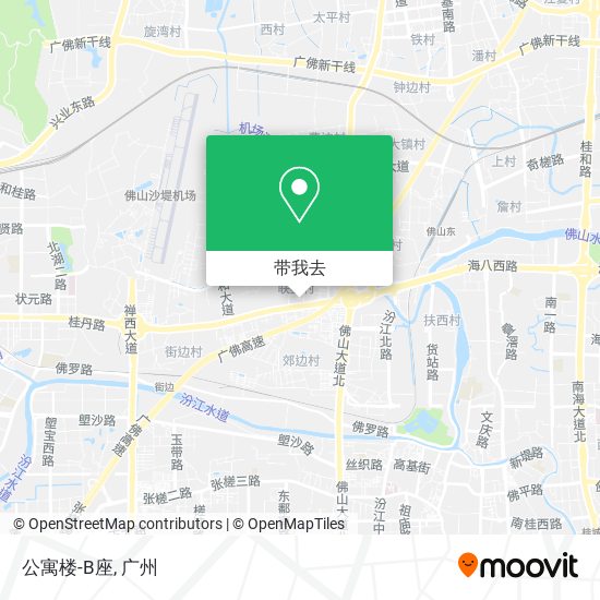 公寓楼-B座地图