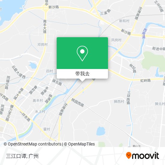 三江口谭地图