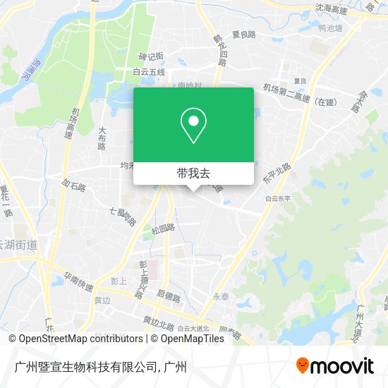 广州暨宣生物科技有限公司地图
