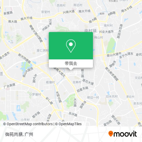 御苑尚膳地图