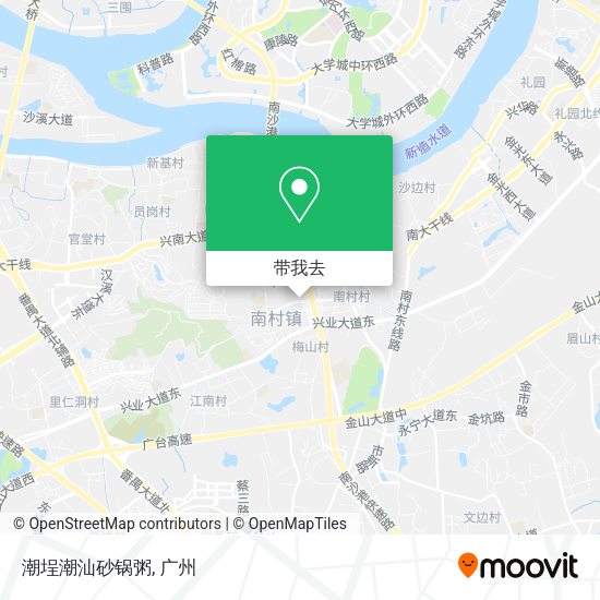 潮埕潮汕砂锅粥地图