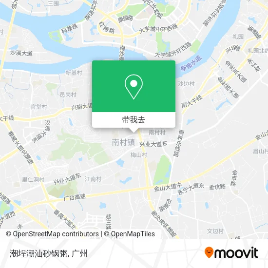 潮埕潮汕砂锅粥地图