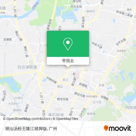 潮汕汤粉王隆江猪脚饭地图