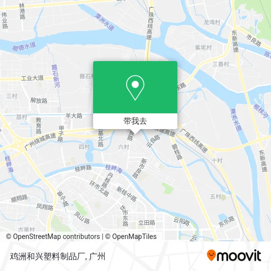 鸡洲和兴塑料制品厂地图