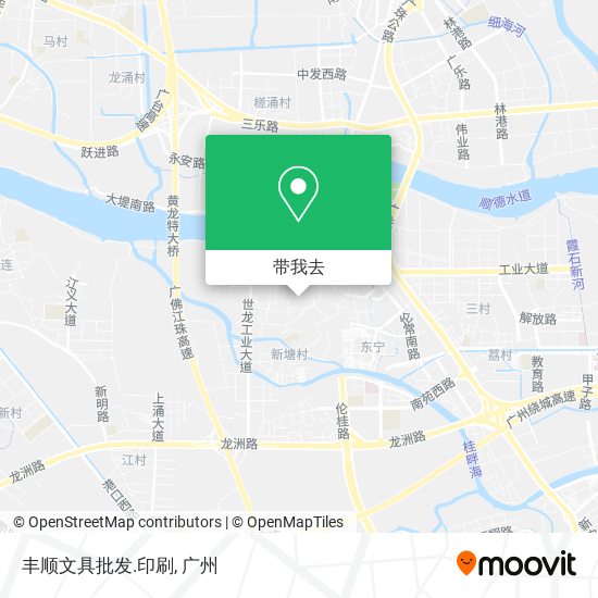 丰顺文具批发.印刷地图