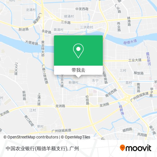 中国农业银行(顺德羊额支行)地图