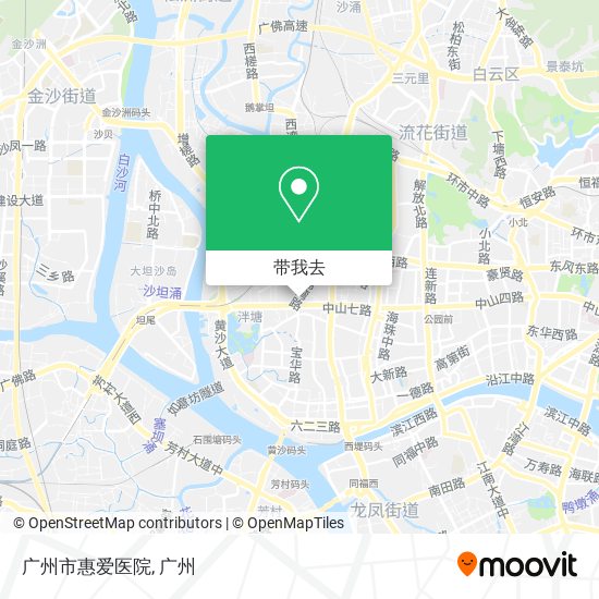 广州市惠爱医院地图
