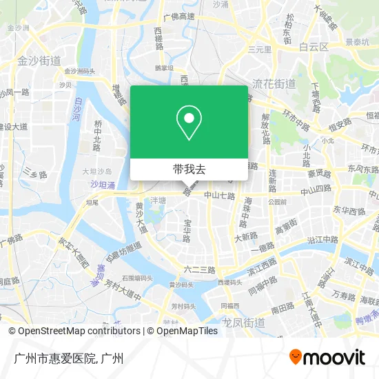 广州市惠爱医院地图