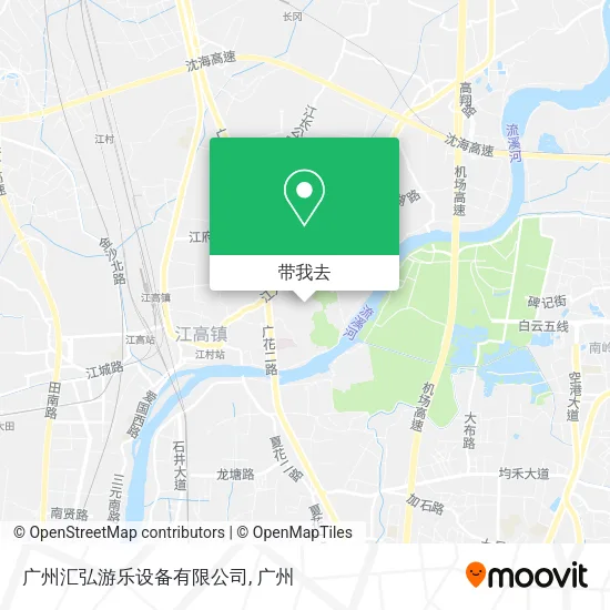 广州汇弘游乐设备有限公司地图
