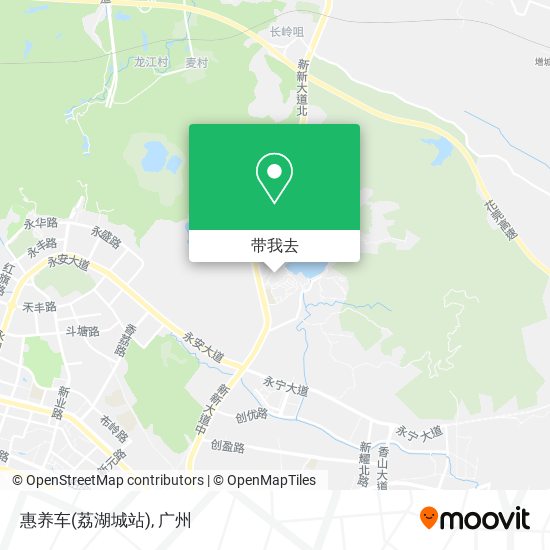 惠养车(荔湖城站)地图