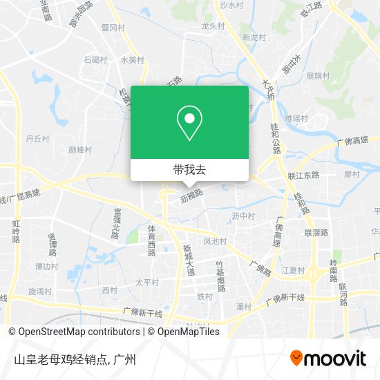 山皇老母鸡经销点地图