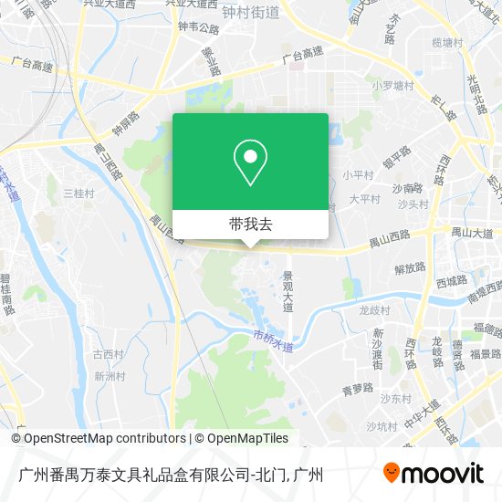 广州番禺万泰文具礼品盒有限公司-北门地图