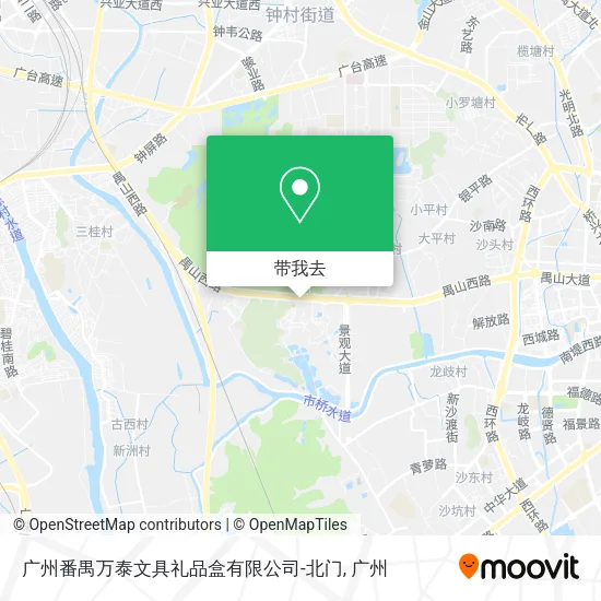 广州番禺万泰文具礼品盒有限公司-北门地图