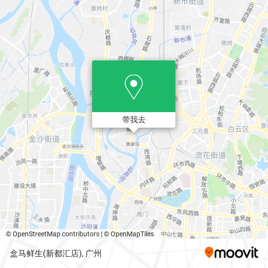 盒马鲜生(新都汇店)地图