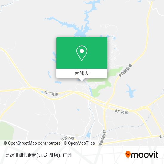 玛雅咖啡地带(九龙湖店)地图