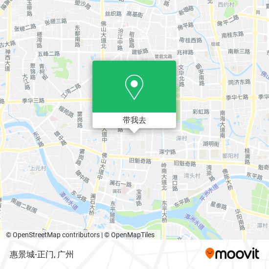 惠景城-正门地图