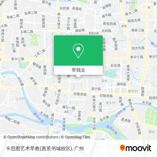 卡思图艺术早教(惠景书城校区)地图