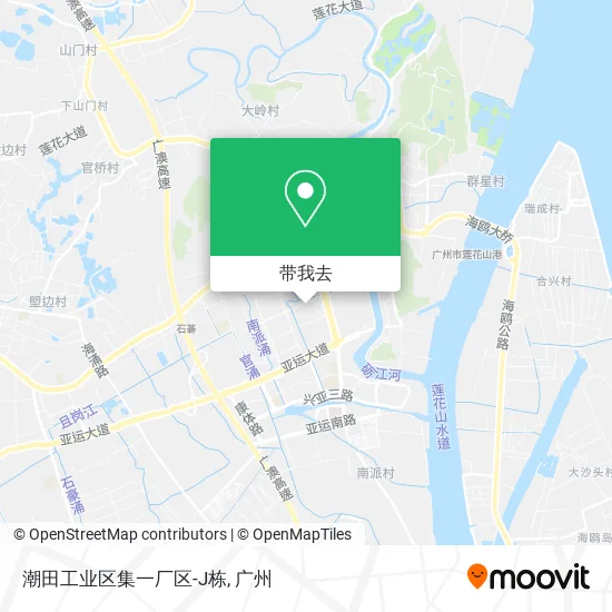 潮田工业区集一厂区-J栋地图