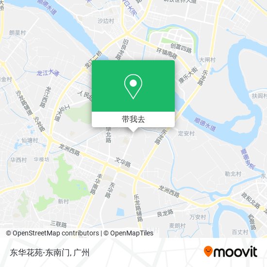 东华花苑-东南门地图