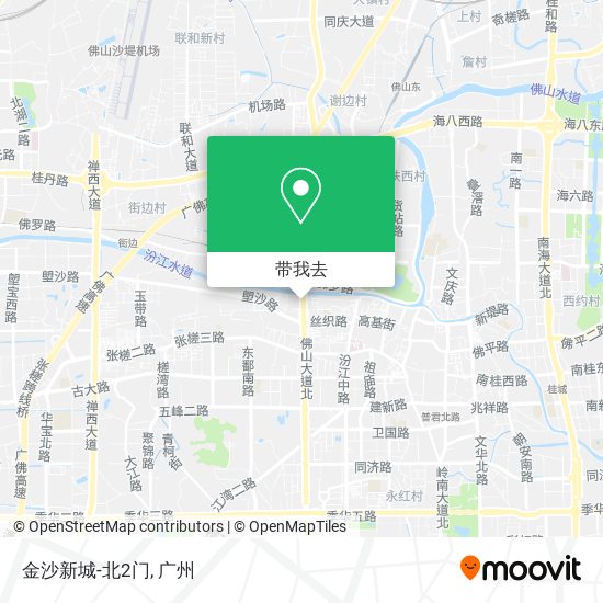 金沙新城-北2门地图