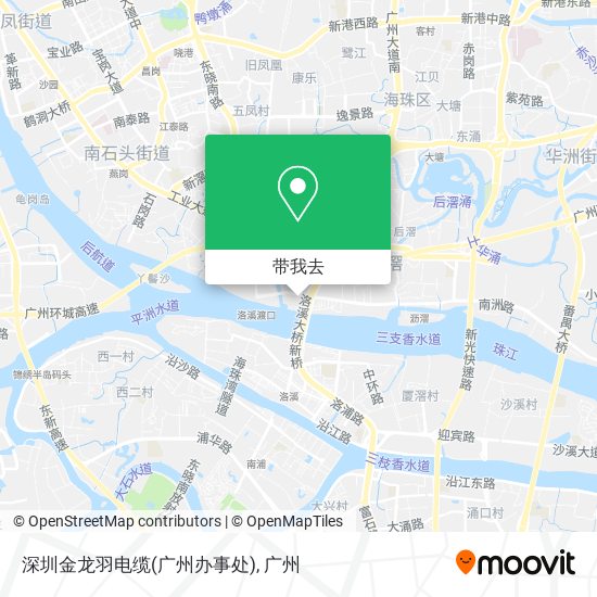 深圳金龙羽电缆(广州办事处)地图