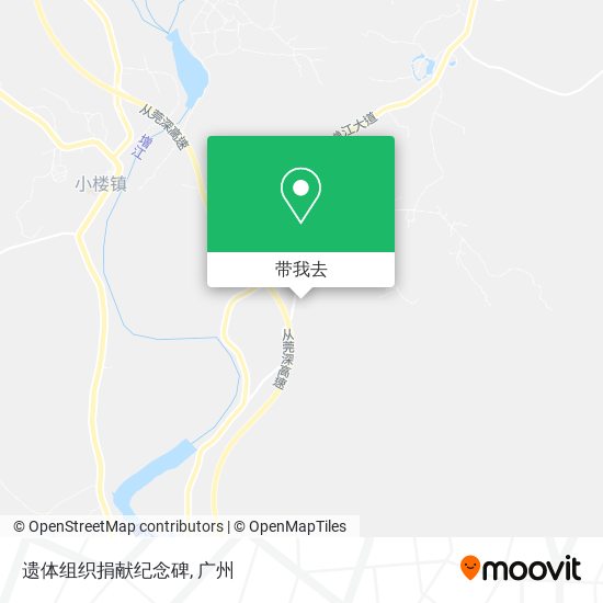 遗体组织捐献纪念碑地图