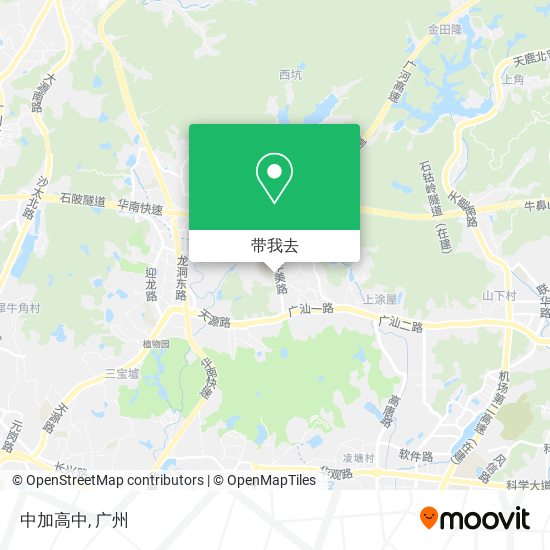 中加高中地图