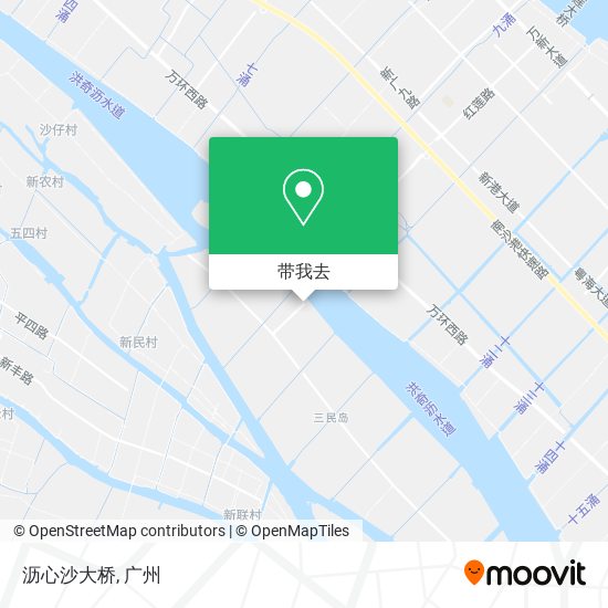 沥心沙大桥地图