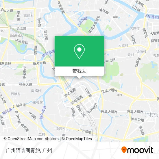 广州陌临阁青旅地图