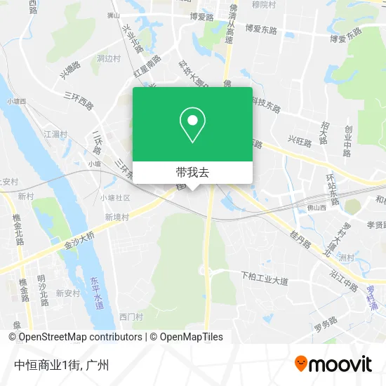 中恒商业1街地图