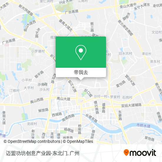 迈盟功坊创意产业园-东北门地图