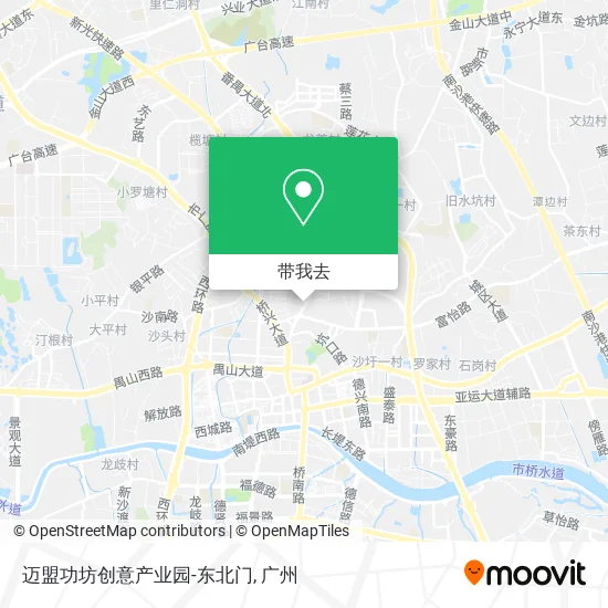 迈盟功坊创意产业园-东北门地图