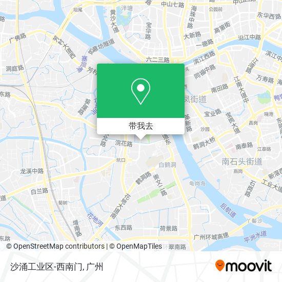 沙涌工业区-西南门地图