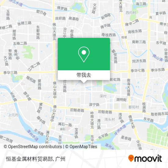 恒基金属材料贸易部地图