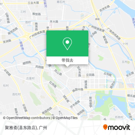 聚雅斋(县东路店)地图