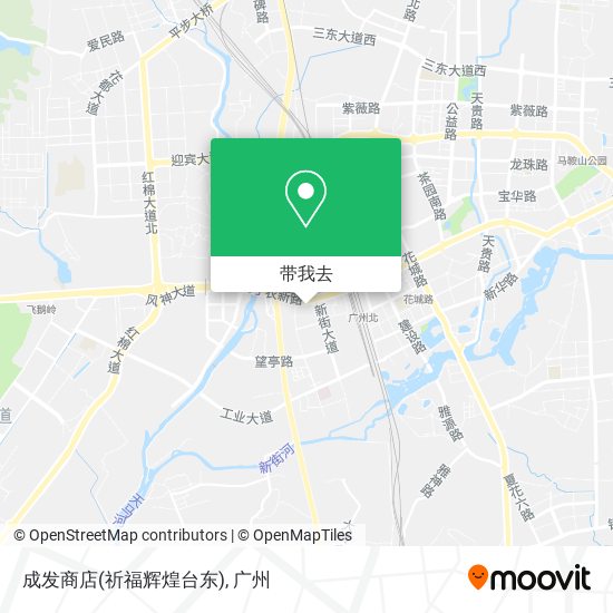 成发商店(祈福辉煌台东)地图