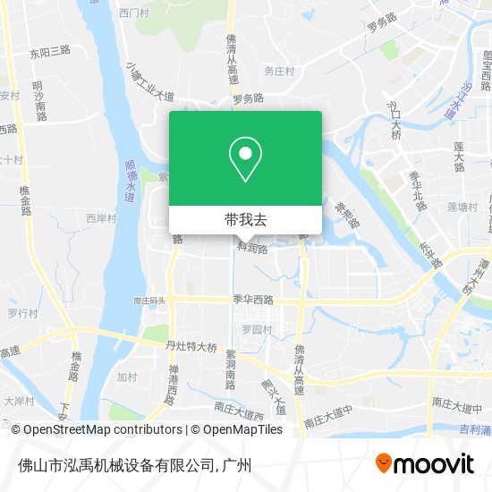 佛山市泓禹机械设备有限公司地图