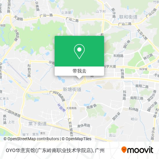 OYO华意宾馆(广东岭南职业技术学院店)地图