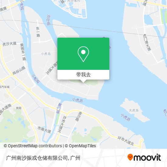 广州南沙振戎仓储有限公司地图