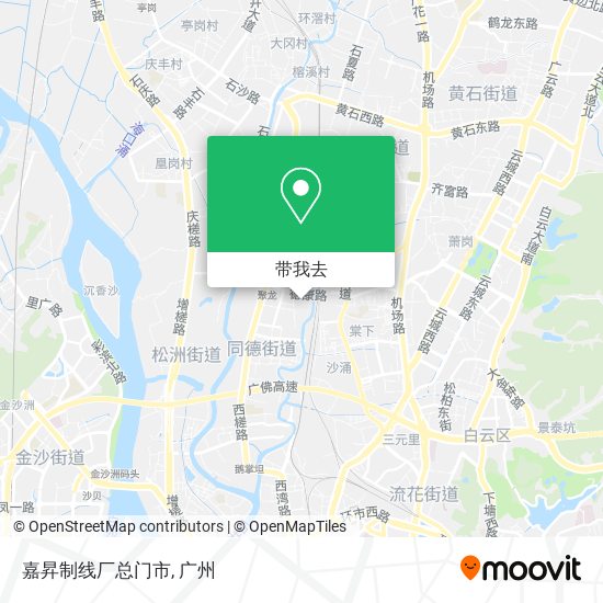 嘉昇制线厂总门市地图