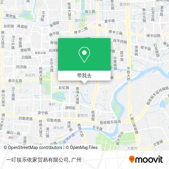 一叮筷乐依家贸易有限公司地图