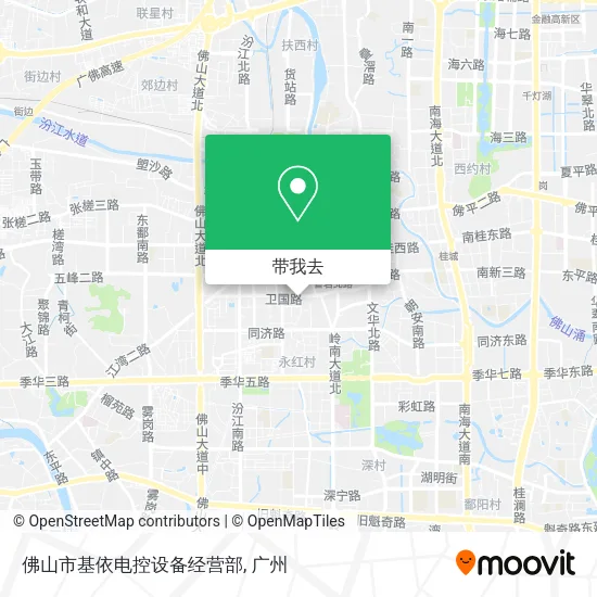 佛山市基依电控设备经营部地图