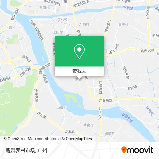 醒群罗村市场地图