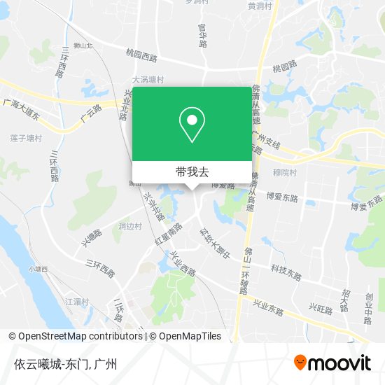 依云曦城-东门地图