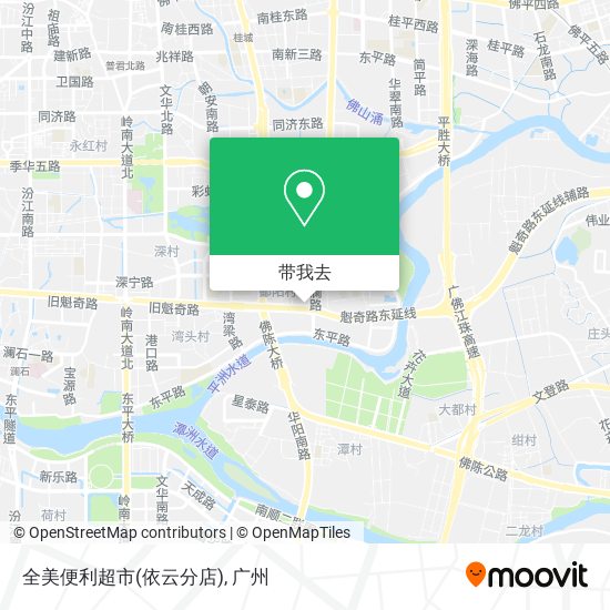 全美便利超市(依云分店)地图