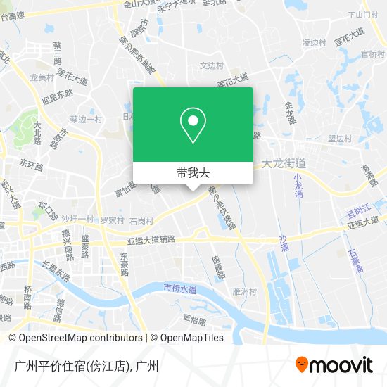 广州平价住宿(傍江店)地图