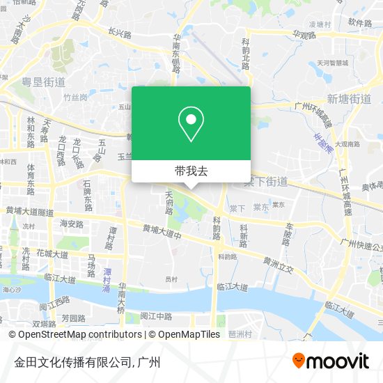 金田文化传播有限公司地图