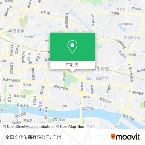 金田文化传播有限公司地图