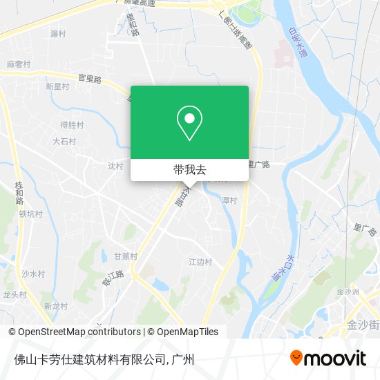 佛山卡劳仕建筑材料有限公司地图
